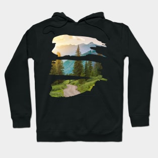 Beautiful landscape Ready for new adventure Wanderlust holidays vacation Hoodie